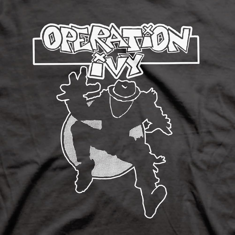 80s USA製　OPERATION IVY tシャツ vintage バンド Amazon.com: 2Bhip Men's Operation Ivy Ska Man 80s Punk Rock